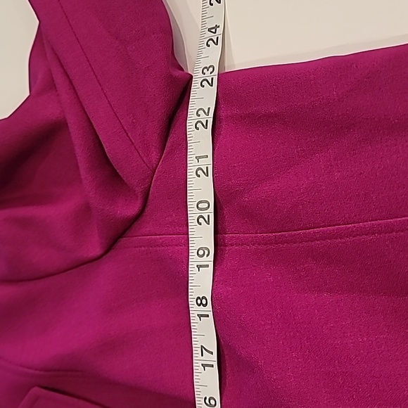 Kasper Single Button Blazer Jacket Fuschia 16W - Picture 11 of 13